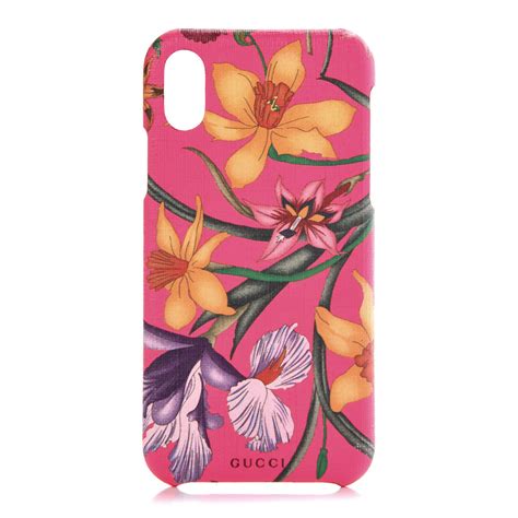 gucci iphone x case flower|designer iPhone X cases Gucci.